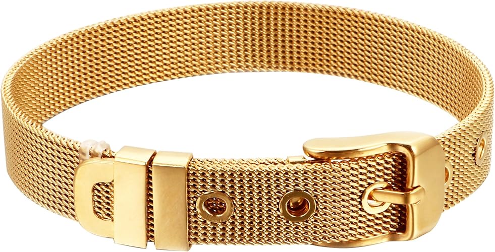 gold belt bracelet