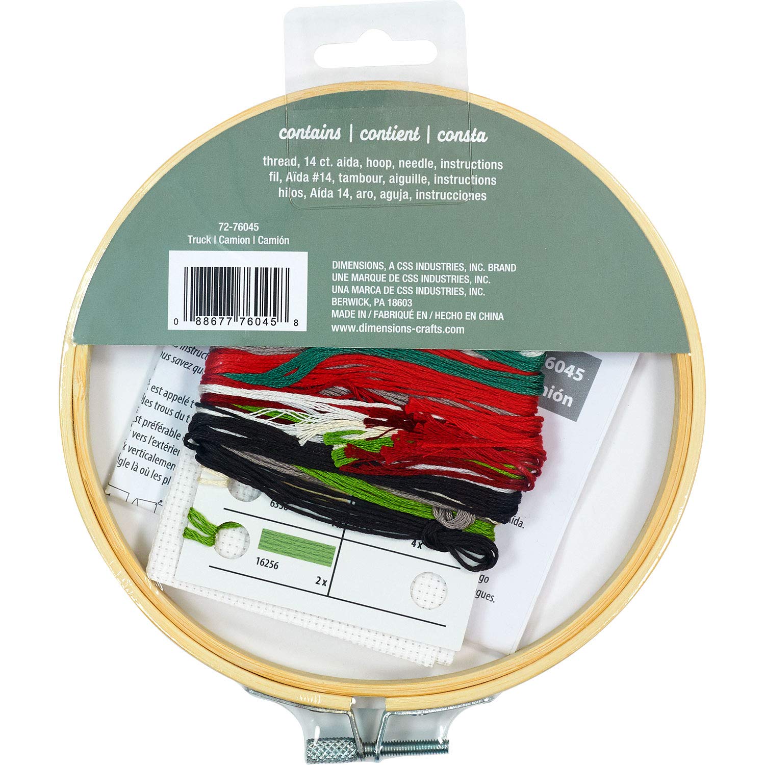 Dimensions Vintage Truck Christmas Counted Cross Stitch Kit, 6