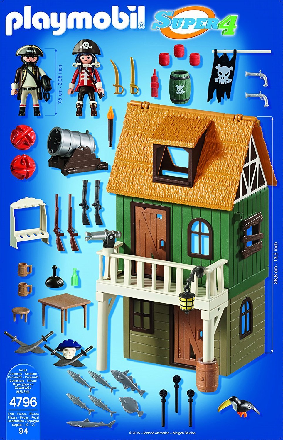 playmobil super 4 pirate fort