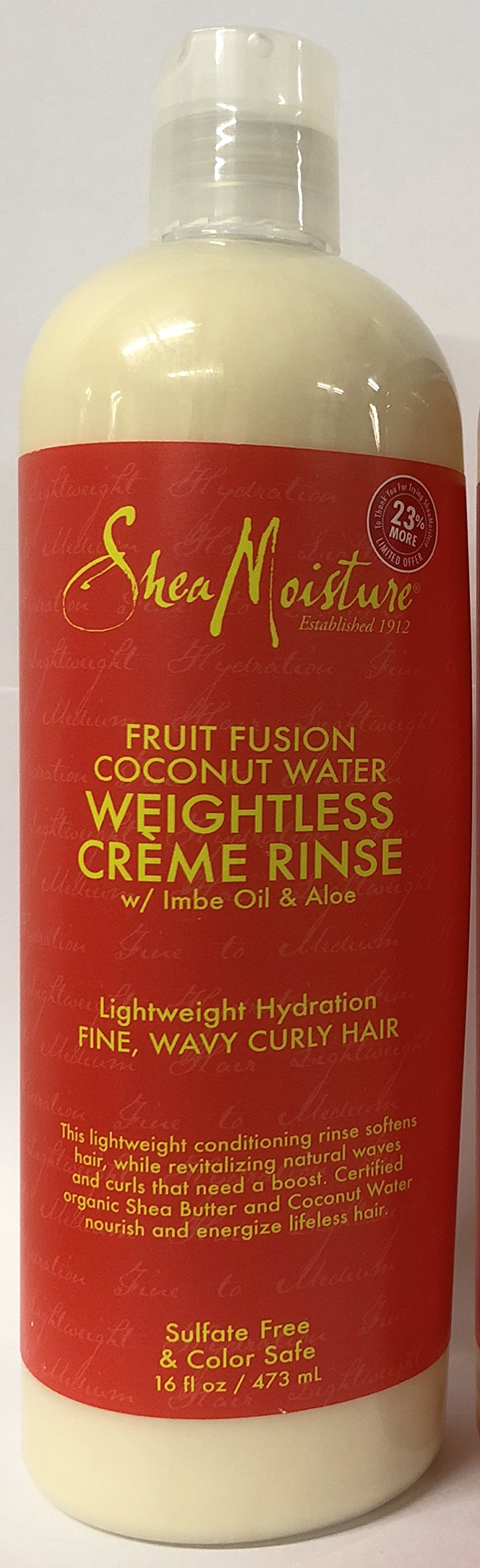 Shea Moisture Fruit Fusion Coconut Water Weightless