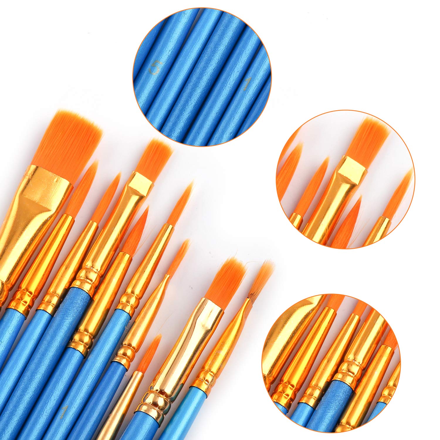AROIC Watercolor Paint Set, 36-Color Watercolor Paint with 10 Brushes, Non-Toxic Washable Watercolors for Kids & Adults, Art Supplies for Painting, Drawing, DIY Crafts, School, Classroom, Artist Use
