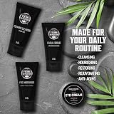 Viking Revolution Mens Skincare Kit Moisturiser Wash Scrub Eye Cream 148ml view 6