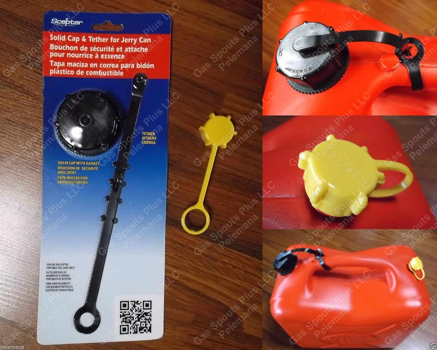 GENUINE SCEPTER AMERICAN Gas Can Storage & Transport CLOSED CAP w