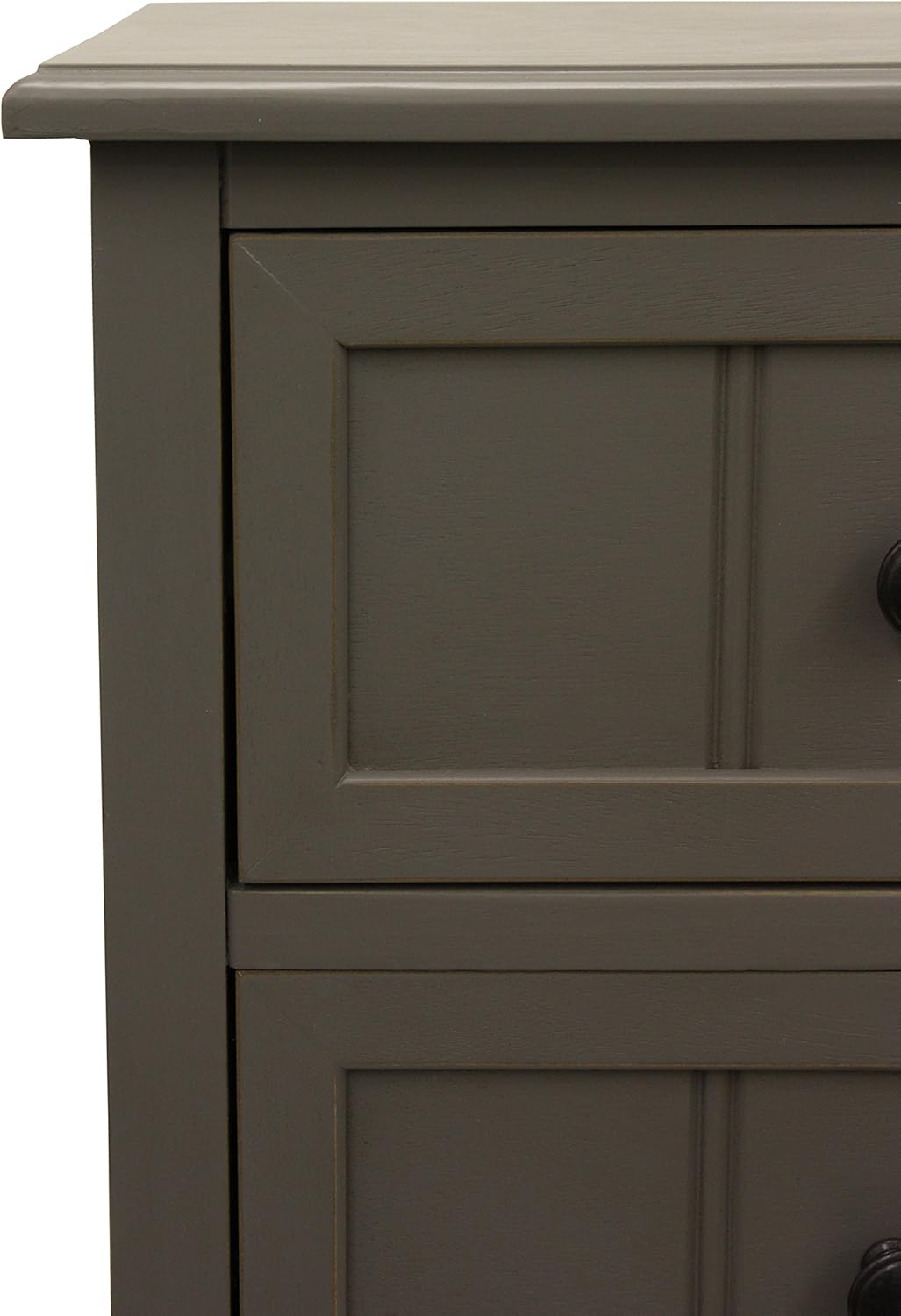 Décor Therapy Accent Table, Eased edge Grey: Kitchen & Dining
