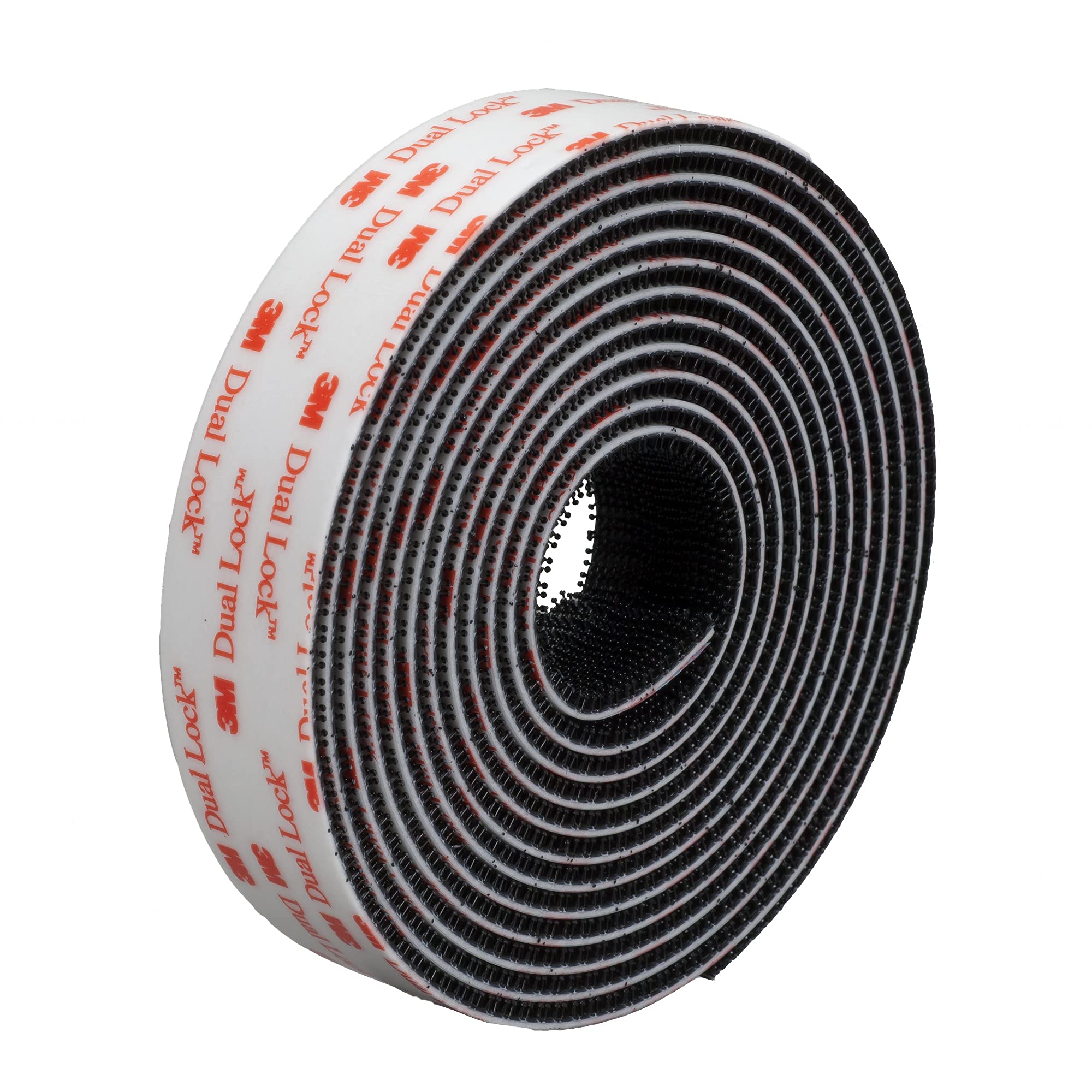 Photo 1 of 3M Dual Lock Reclosable Fasteners Heavy Duty Industrial Use Black TB3550 1" x 10 ft Mated Strip Indoor/Outdoor Use Great for Metal, Glass, Acrylic, PC, ABS