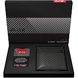 The Elite Slim Money Clip and Wallet. Classy Carbon Fiber Mens wallet. Perfect High End Gift for Men. Best Father's Day Gift.