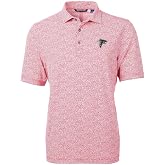 Cutter &amp; Buck Men's NFL Virtue Eco Pique Botanical Print Polo