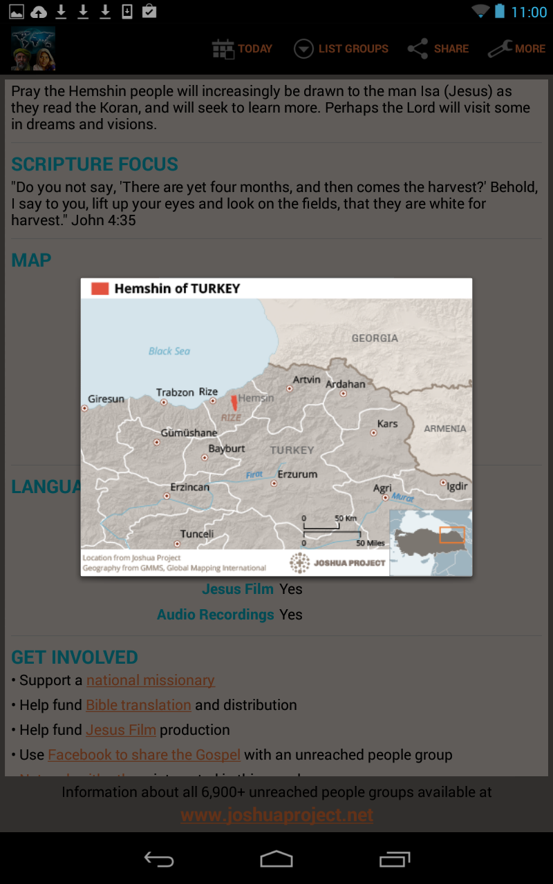 Unreached People of the Day Apps & Games
