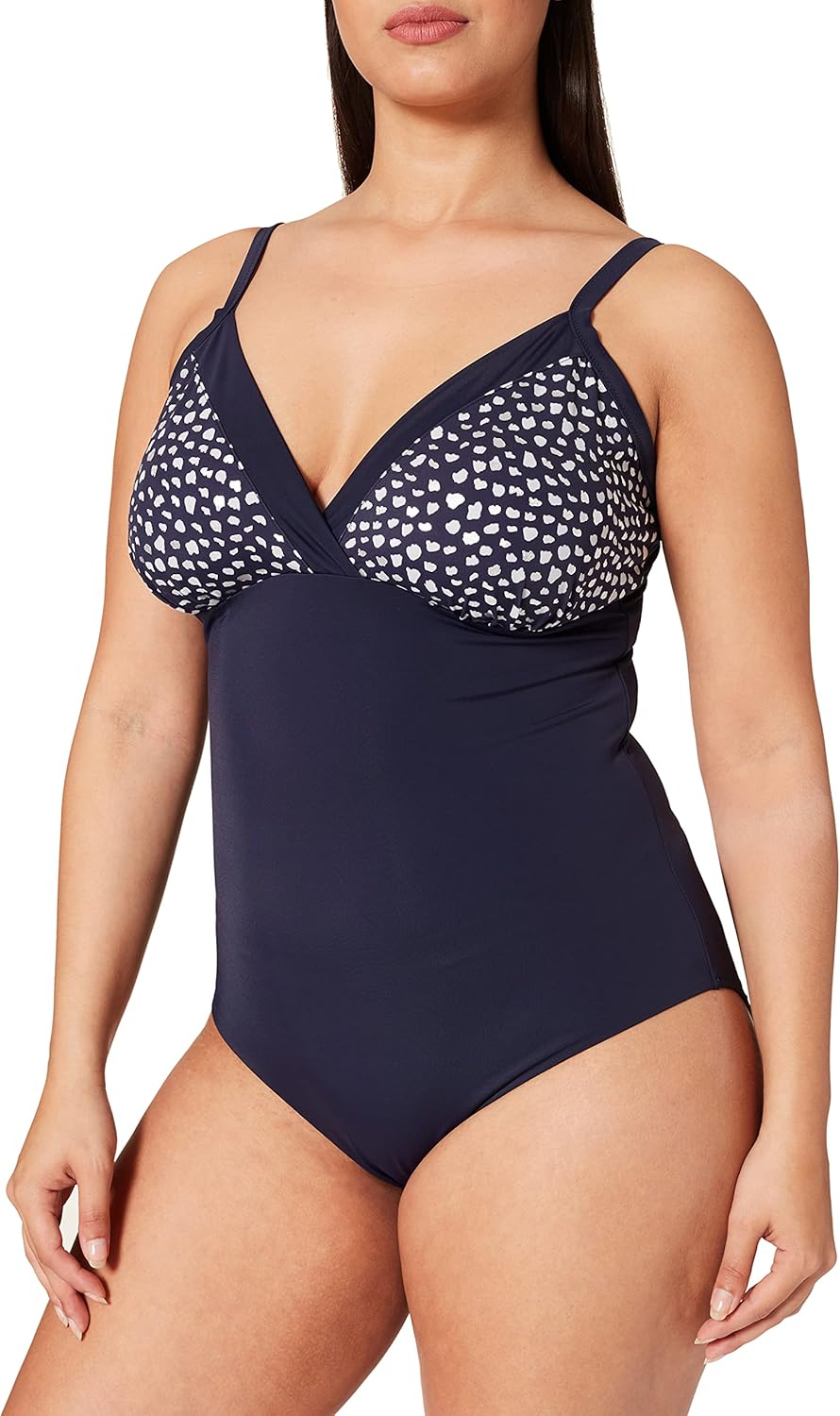 LOVABLE Padded Cut Printed Shiny Micro Women's One Piece