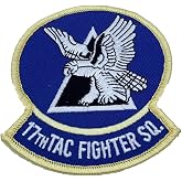 17th Tactical Fighter Squadron Patch &ndash; Plastic Backing