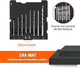 ValueMax 55 Pcs Drill Bit Set HSS Masonry Spade Screwdriver Multi-Material Case view 6