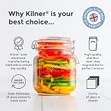 Kilner Square Clip Top Jar 1.5L Airtight Glass Jar for Preserving Food view 2