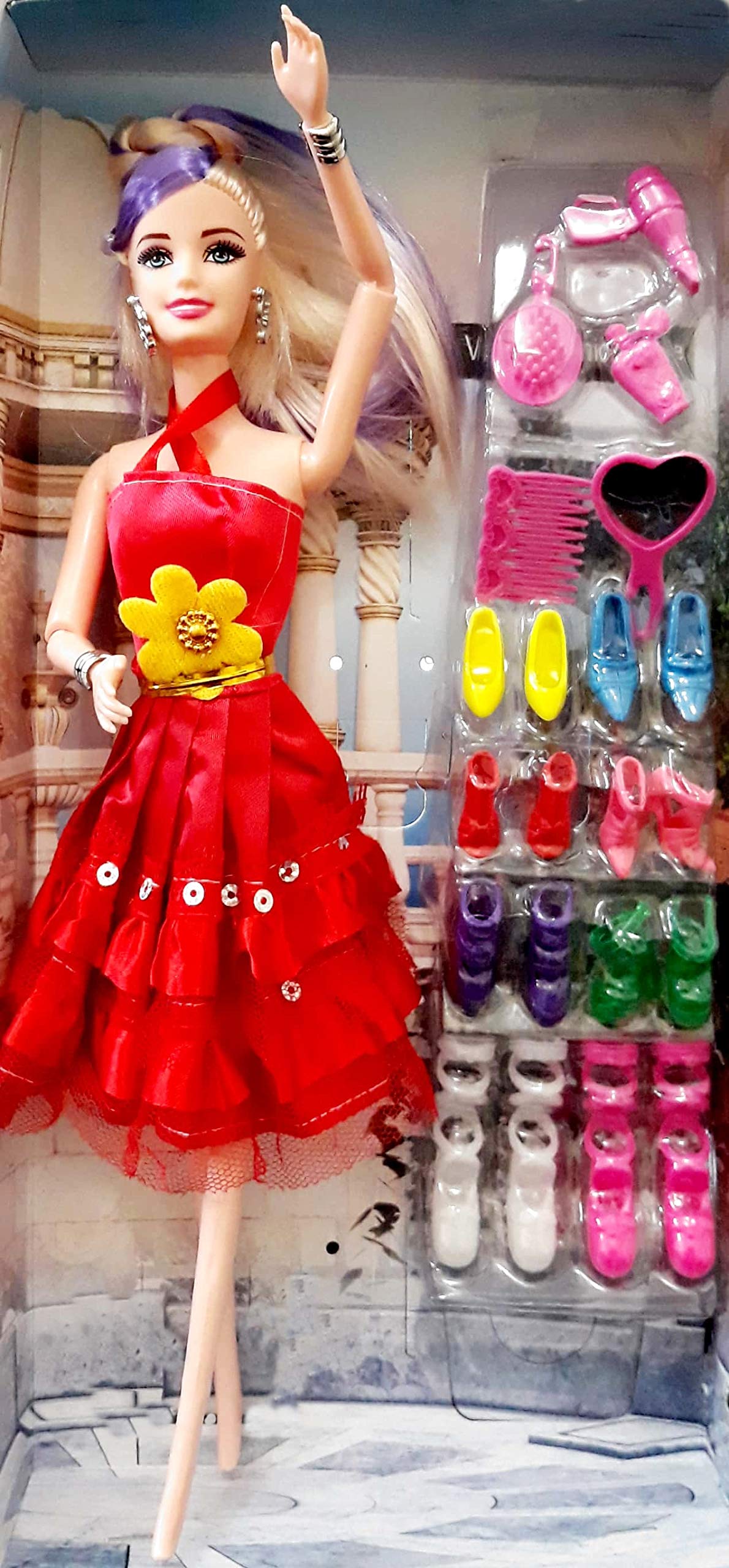 barbie doll with folding hands