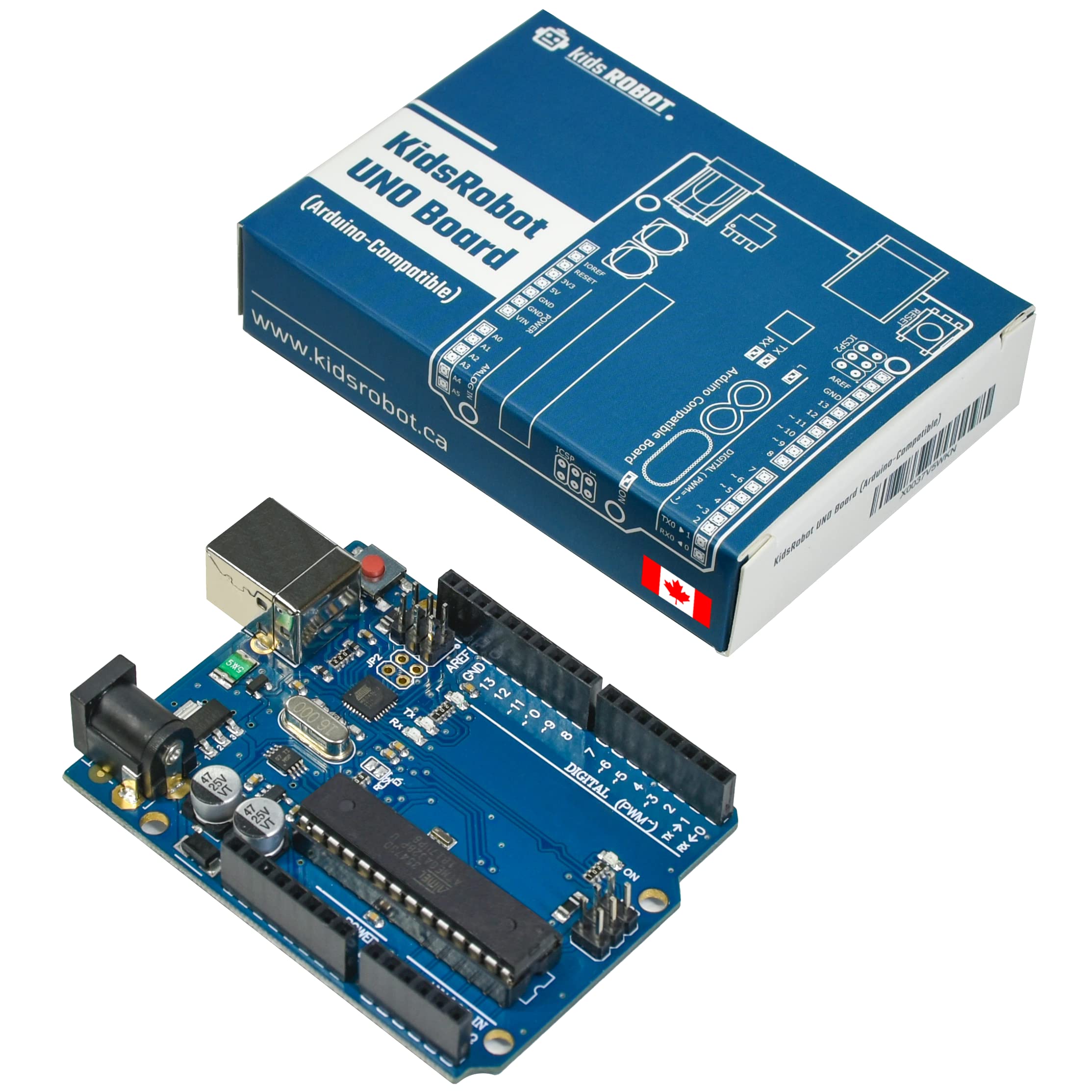 Mua Compatible with Arduino UNO R3 Official Board, KidsRobot UNO Rev3 ...