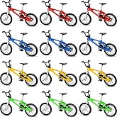 Gejoy 12 Pieces Mini Finger Bikes Mini BMX Bikes Games End of the Year Student Gifts Bulk Miniature Bicycle Toys for Kids Adults Birthday Party Gifts(Vintage Color)