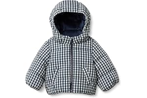 Amazon Essentials x Sofia Grainge Babies, Toddlers, and Boys' Water-Resistant Hooded Puffer Jacket