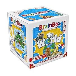 BrainBox The World Card Game - Memory & Observation