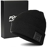 Foxelli Bluetooth Beanie Hat – 15-Hour Battery, Built-in Mic, Fully Washable, Perfect Tech Gift for Men & Women
