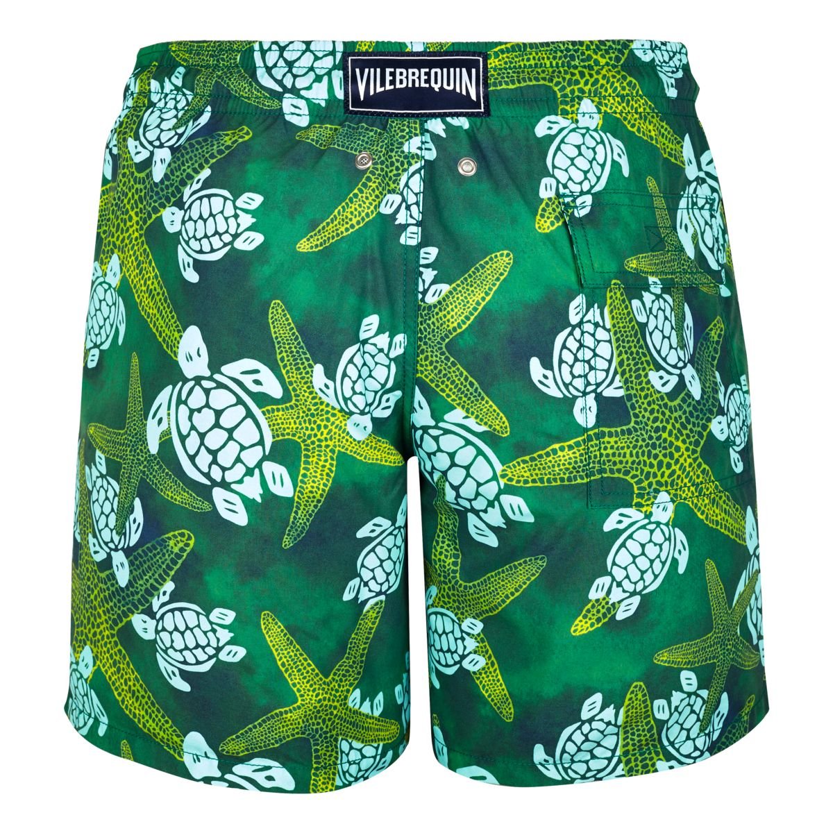 Vilebrequin Mens Moorea Starlets & Turtles Swim Trunk Trunks Swim