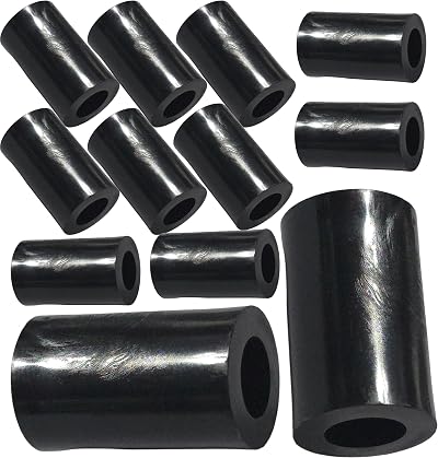 Universal Hardware 12 x M3 Nylon Spacers Standoffs 3-30mm Black