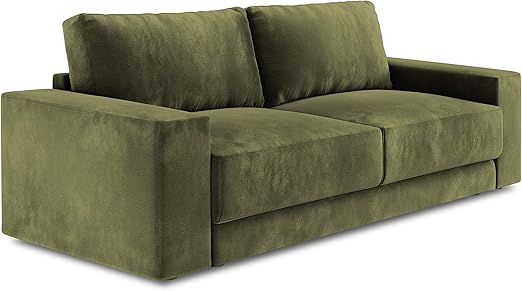 Milo Casa Sofa Samt Ausziehbar Gaia 4 Sitzer Grun 250 X 100 X 84 Cm Amazon De Kuche Haushalt