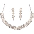 Touchstone Indian jewelry sets for women wedding necklace set gold statement jewellery bollywood rhinestones formal evening joyeria in antique gold or white tone paisley motif.