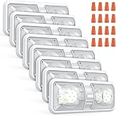 Aaleds RV Lights Interior, 12 Volt Led Lights 1000LM, Camper Lights 8W, RV Led Lights Interior Fixtures 12V, RV Ceiling Dome 