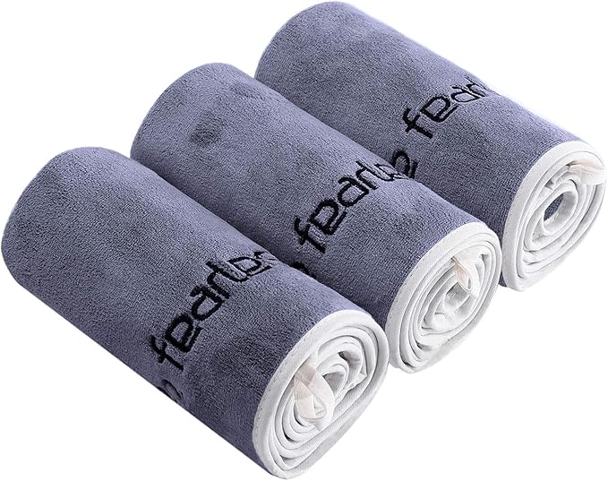 Bobor 3Pack 14 x 29 Inch Gym Towels, Workout Sweat Towel