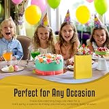 Thepaperbagstore 10 Yellow Small Paper Party Bags With Handles 18x22x8cm view 7