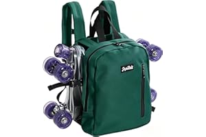 JajaHoho Roller skates bags for Women Men, Multi-functional Sports Backpack for Rollerskates, Ice skates, Inline skates