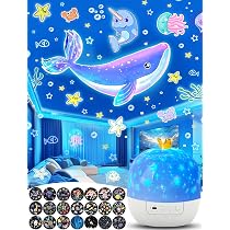Amazon.com: 21 Sets of Films + Projector Night Light for Kids ...