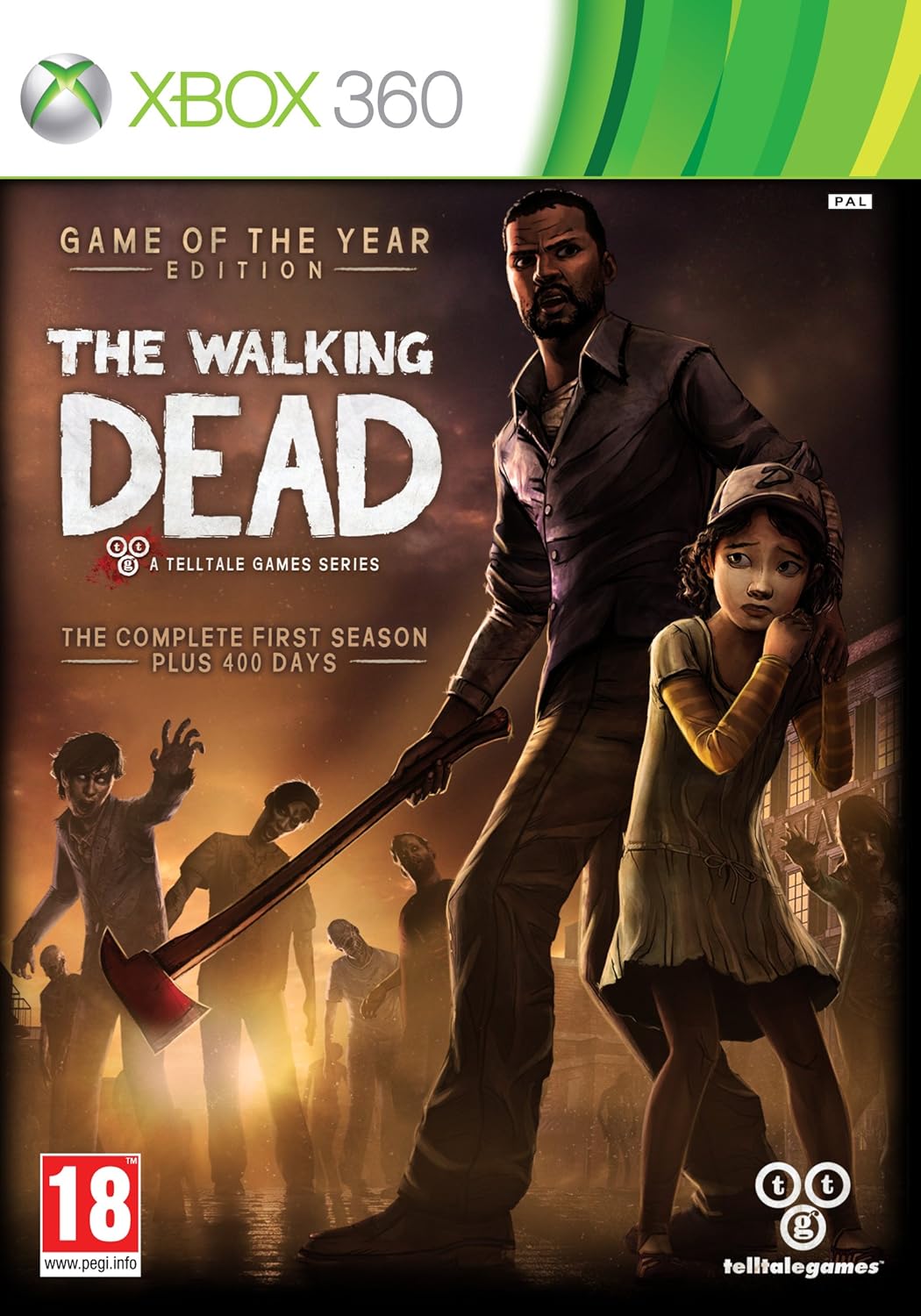 Amazon Com The Walking Dead Game Of The Year Edition Xbox 360 Video Games