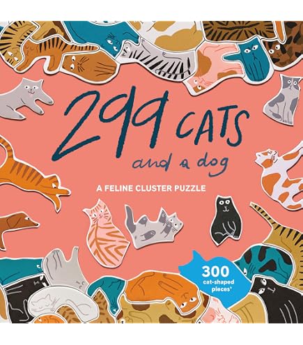 299 Dogs (and a Cat) 300 Piece Cluster Puzzle: A Canine Cluster
