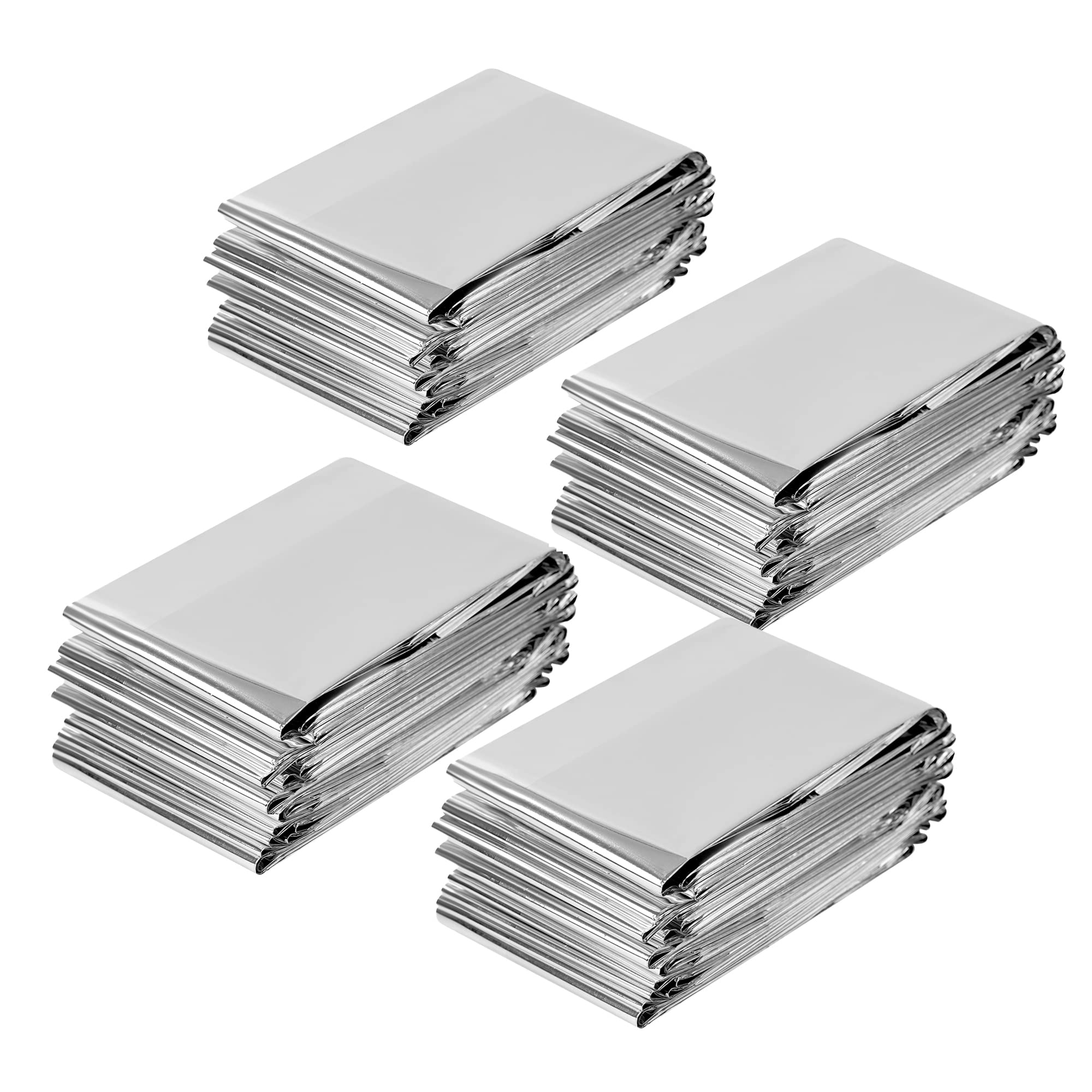 Umichen Plant Growth Mylar Films High Reflective Mylar Film Garden Greenhouse Covering Foil Sheets for First Aid Blanket Growth Room Camping Simple Tent,82.6 x 51.2 Inch(4 Pieces)