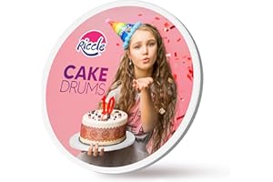 RICCLE Cake Boards - 12 Inch Cake Drum - Smooth-Edged 12 Inch Cake Drum - Sturdy Cake Boards 12 Inch Round - Bend Resistant Multi-Layered Cake Base for Minimalist Displays (1pc x 12 Inch)