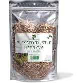 Herb To Body Blessed Thistle C/S - 4oz, Wildcrafted Cnicus Benedicus, All Natural Blessed Thistle Herb for Herbal Tea, Gut Health and Traditional Wellness