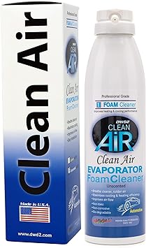Amazon Com Dwd2 Clean Air Premium Automotive Foaming Ac Evaporator Coil Cleaner Unscented Renew Your Air Conditioner Single 8 Oz Automotive