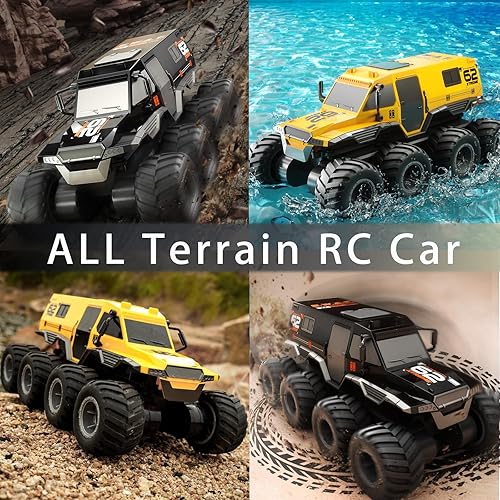 Amphibious RC Truck 1: 12 8WD, Off Road Waterproof Large - Main Image