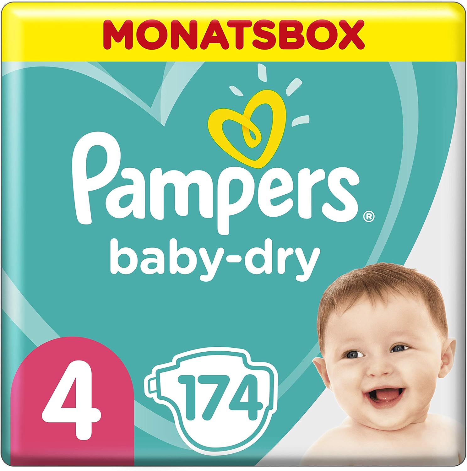Pampers Baby Dry Gr. 4 (7-18 kg)
