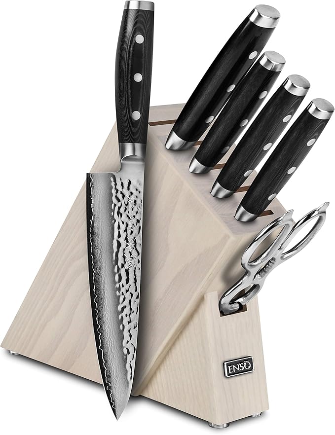 Enso juego de cuchillos – fabricado en Japón – Serie HD – VG10 acero