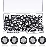 300 Pcs 3D Magnetic Scanner Marker, Inner 6.0 mm Outer 10 mm | 3D Scanning Dot Markers, Magnetic Dots, Reference Tracking Dot Marker, Diffuse Reflection Positioning Target for Scanning