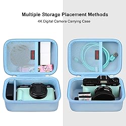 Elonbo 4K Digital Camera Carrying Case for
