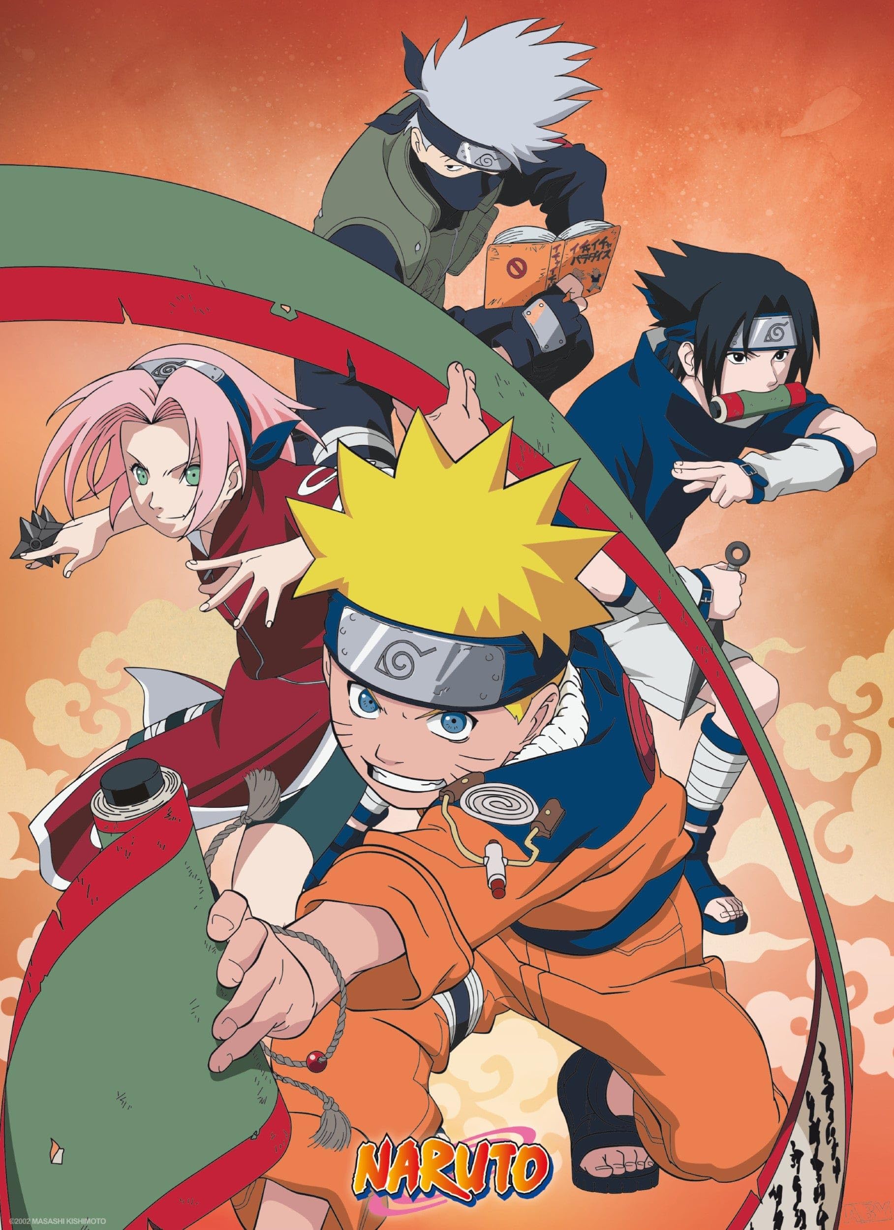 ABYSTYLE Naruto Team 7 52 x 38 Chibi Poster