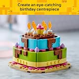 LEGO Birthday Party Cake Toy 40815 Create Candles Flowers Customisable Decor view 7