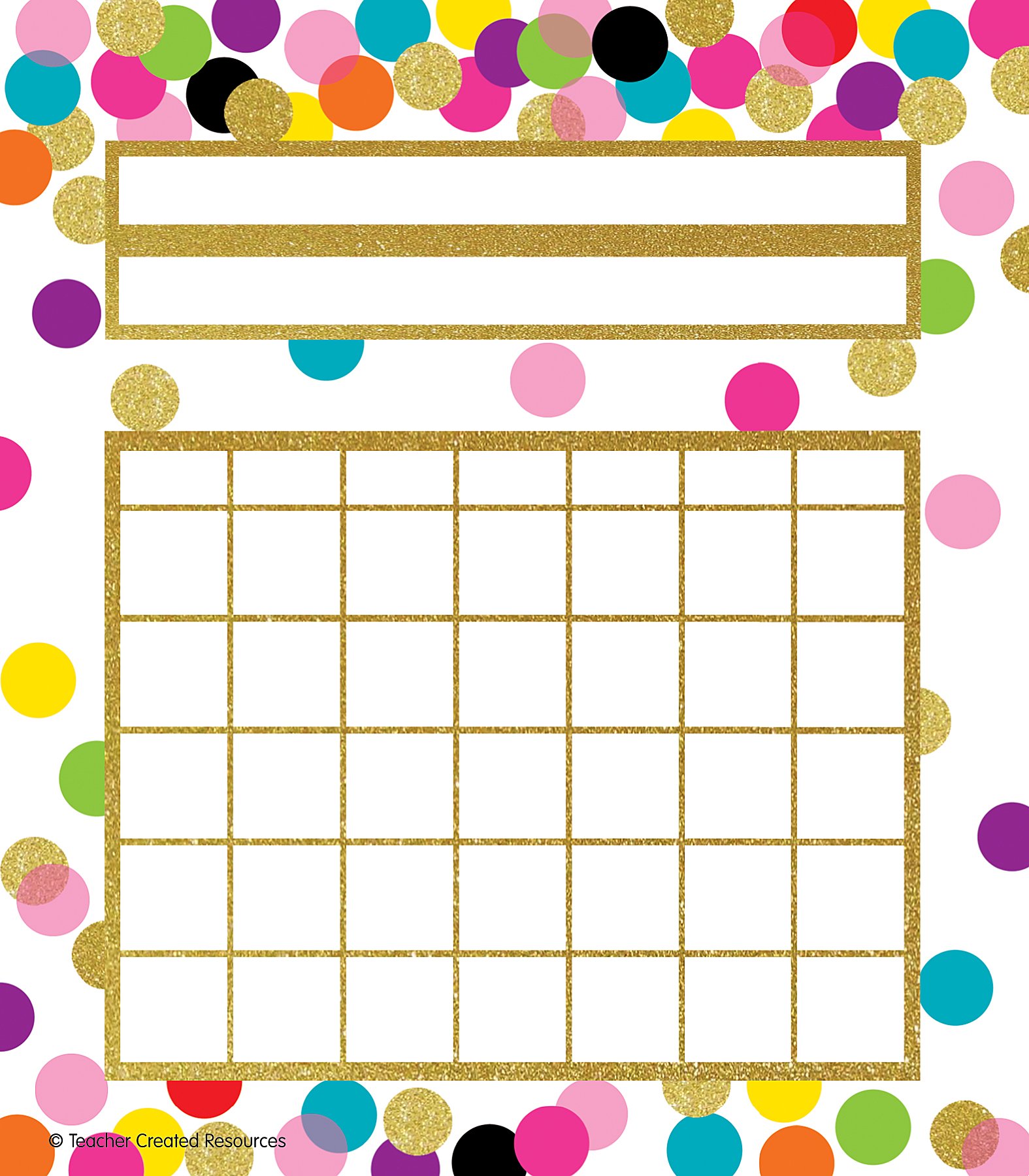 Confetti Incentive Charts