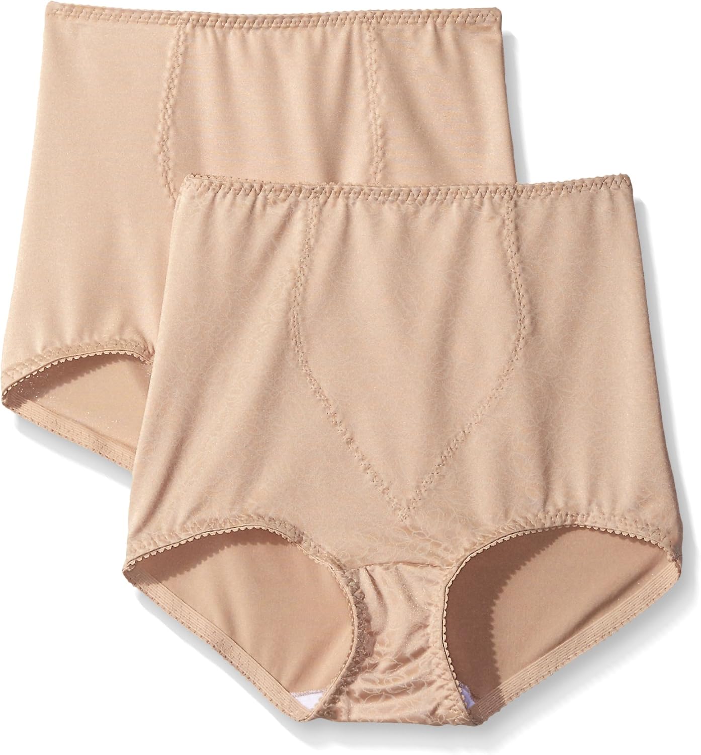 Hanes Shapewear Women's Light Control 2 Pack Tummy Control Brief at  Women’s Clothing store