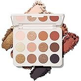 Morphe ChromaPlus 12-Pan Eyeshadow Palette - High Pigment Eye Makeup with Shimmer, Matte &amp; Metallic Eye Shadow - Neutral Eyeshadow Makeup Collection for All-Day Wear - Flickering Sands (0.52 oz)