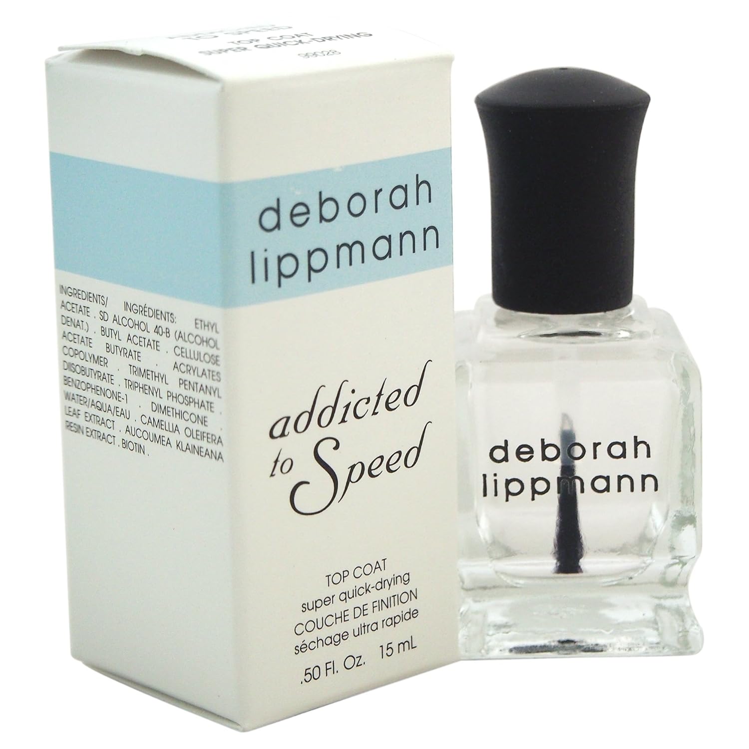DEBORAH LIPPMANN Top Coat, Addicted To Speed, 0.5 fl. oz.: Premium Beauty