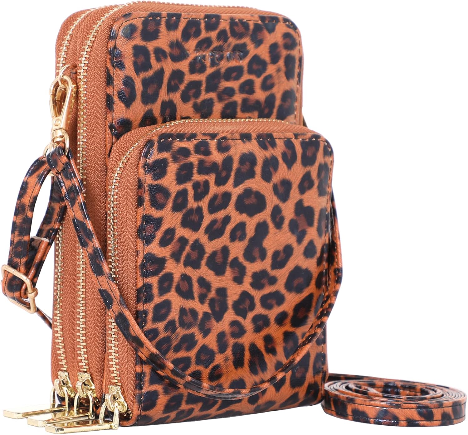 Small Crossbody Phone Bag for Women, Leather Cellphone Shoulder Bags