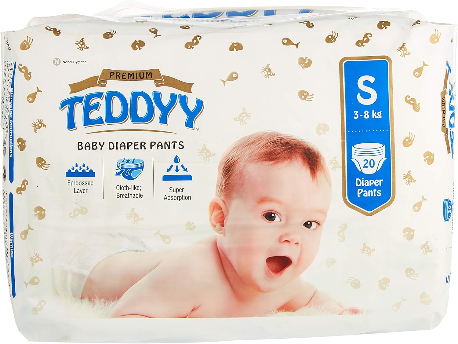 Teddyy Baby Diapers Pants Premium, Small, 20Piece Buy Online at Best